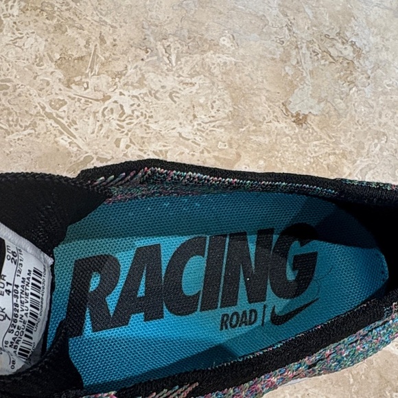 Nike Flyknit Racer in Black and Multicolor - Picture 3 of 6